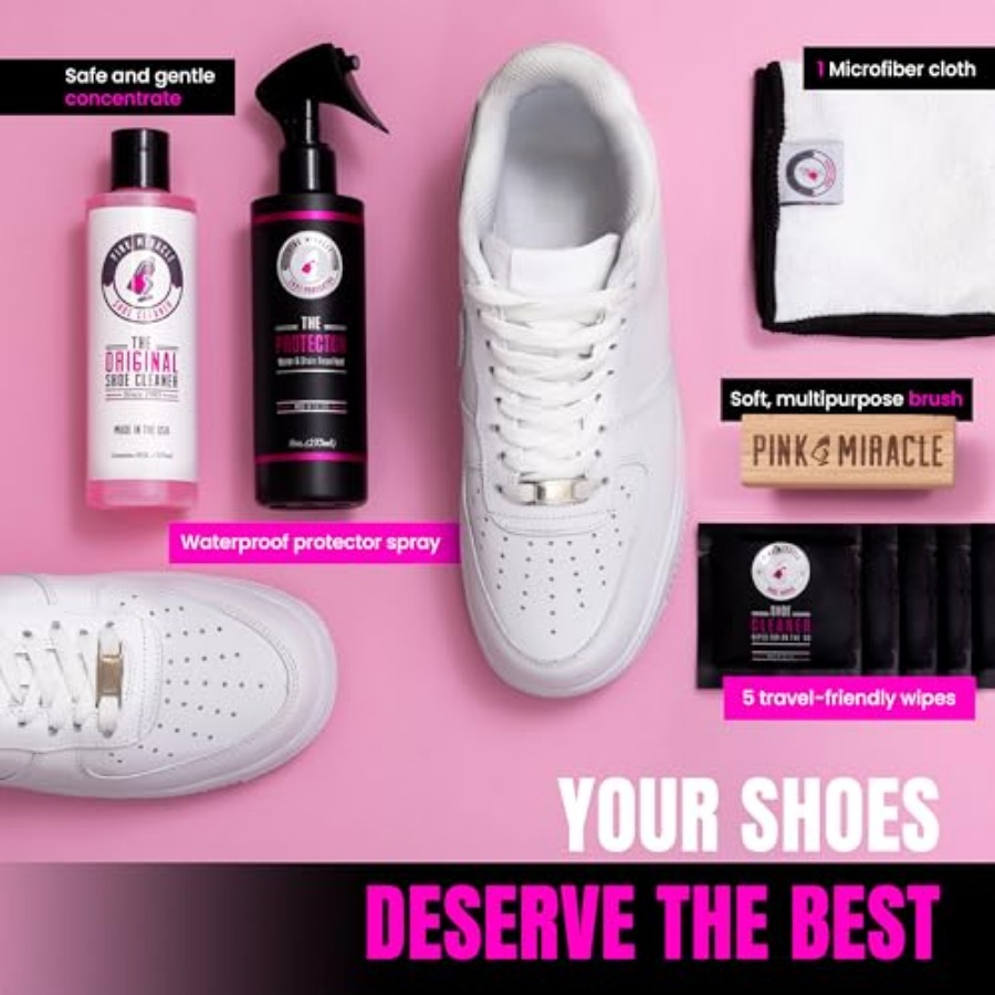Pink Miracle Shoe Care Kit - I - Sneaker Shoe Care Kit บทวิจารณ์และราคา