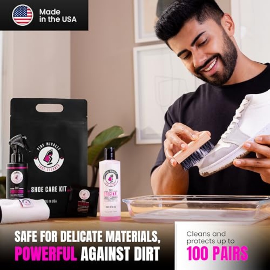 Pink Miracle Shoe Care Kit - I - Sneaker Shoe Care Kit บทวิจารณ์และราคา