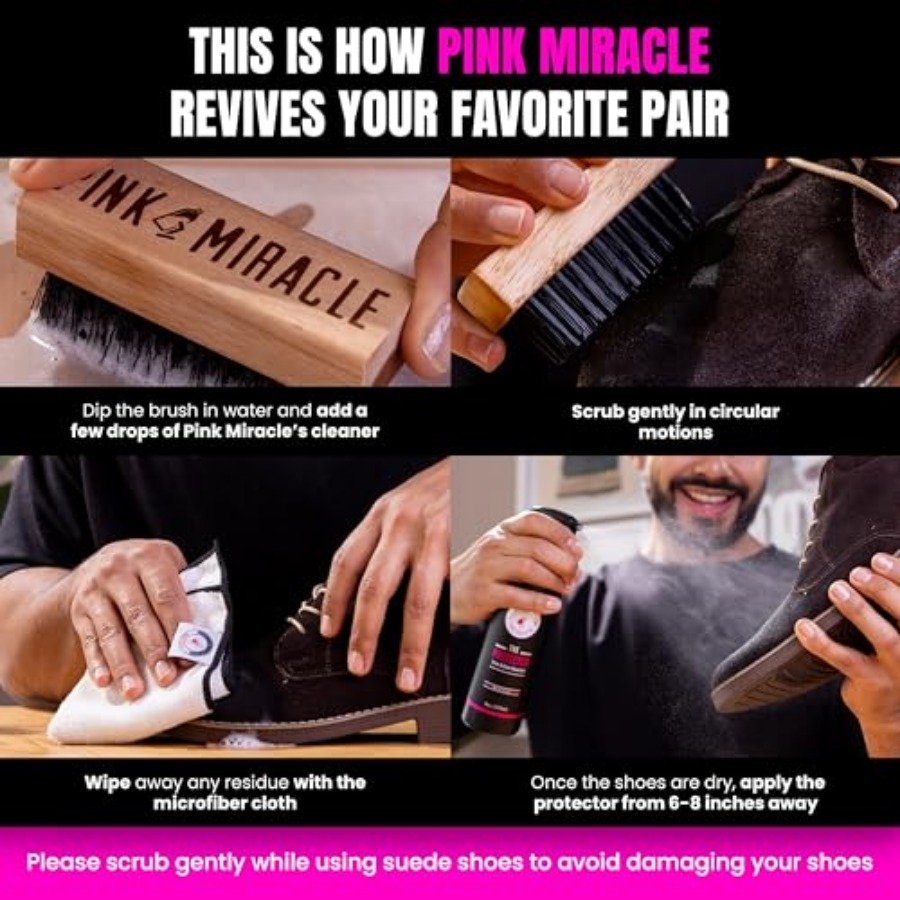 Pink Miracle Shoe Care Kit - I - Sneaker Shoe Care Kit บทวิจารณ์และราคา