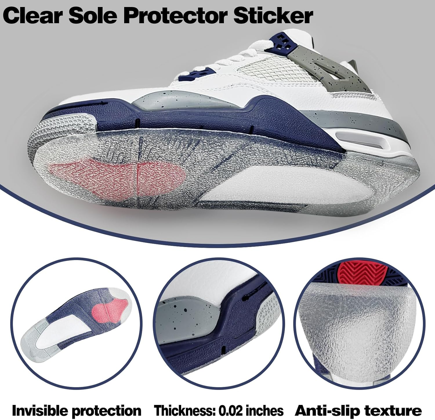 Anti-Slip Grip Tape for Shoe S - Sneaker Shoe Care Kit บทวิจารณ์และราคา