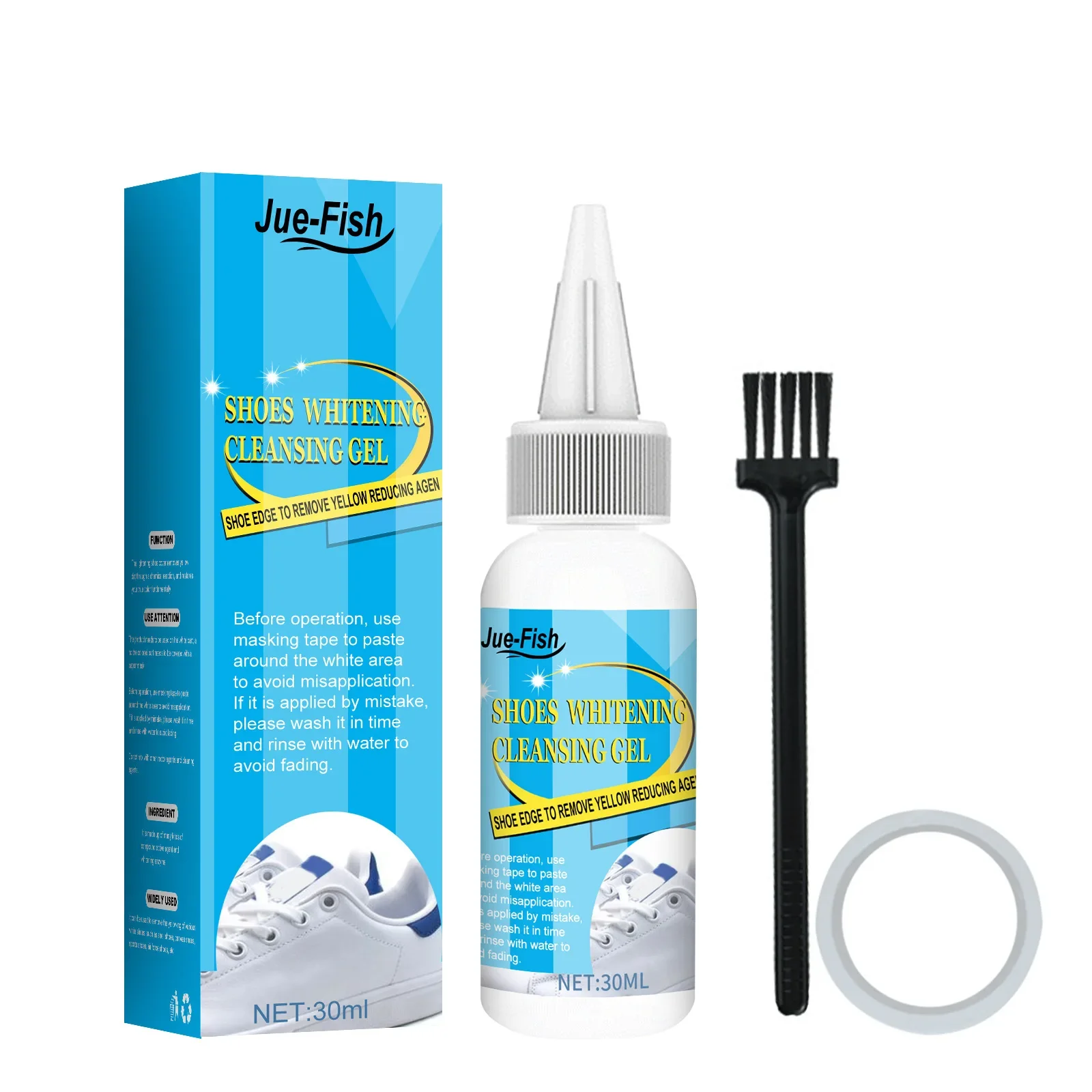 White Shoes Cleaning Gel Stain - Sneaker Shoe Care Kit บทวิจารณ์และราคา