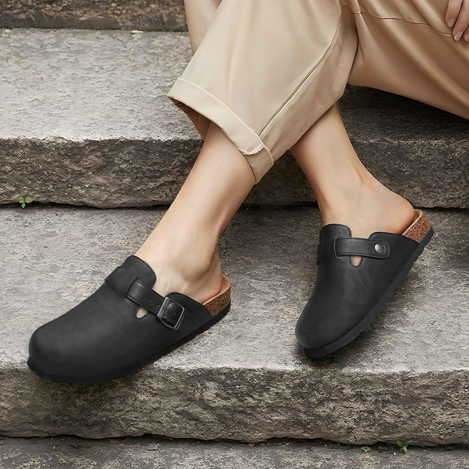Litfun Cork Footbed Clogs Vega - Sneaker Vegan บทวิจารณ์และราคา